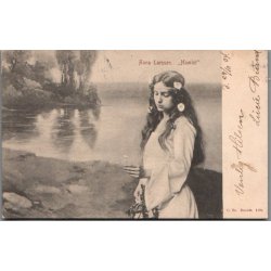 Anna Larsen i "Hamlet"- Skuespiller - Postkort - Brugt