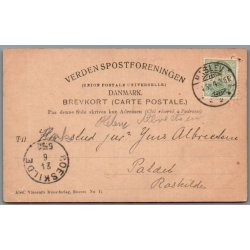 Anna Larsen og Torben Krarup i "Et Eventyr i Rosenborg Have"- Skuespiller - Postkort - Brugt