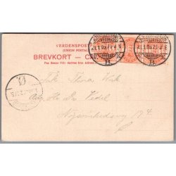 Anna Larrsen i "Tante Cramers Testamente"- Skuespiller - Postkort - Brugt