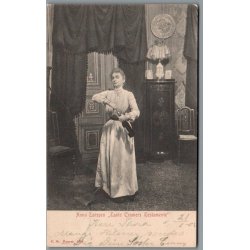 Anna Larrsen i "Tante Cramers Testamente"- Skuespiller - Postkort - Brugt