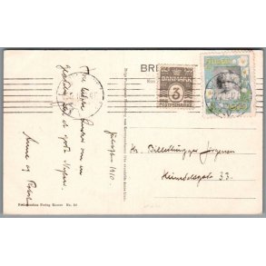 Julem�rke 1910 p� Postkort