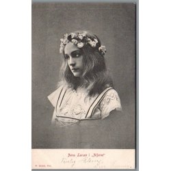 Anna Larssen i "Alferne"- Skuespiller - Postkort - Brugt