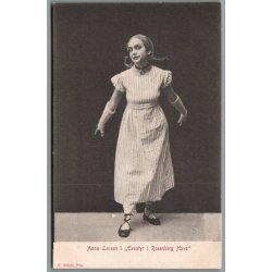 Anna Larsen i "Et Eventyr i Rosenborg Have"- Skuespiller - Postkort - Ubrugt