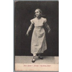 Anna Larsen i "Et Eventyr i Rosenborg Have"- Skuespiller - Postkort - Brugt