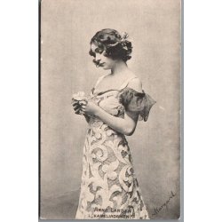 Anna Larsen i "Kameliadamen"- Skuespiller - Postkort - Brugt