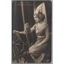 Anna Larsen i "Prinsessen der spandt"- Skuespiller - Postkort - Brugt