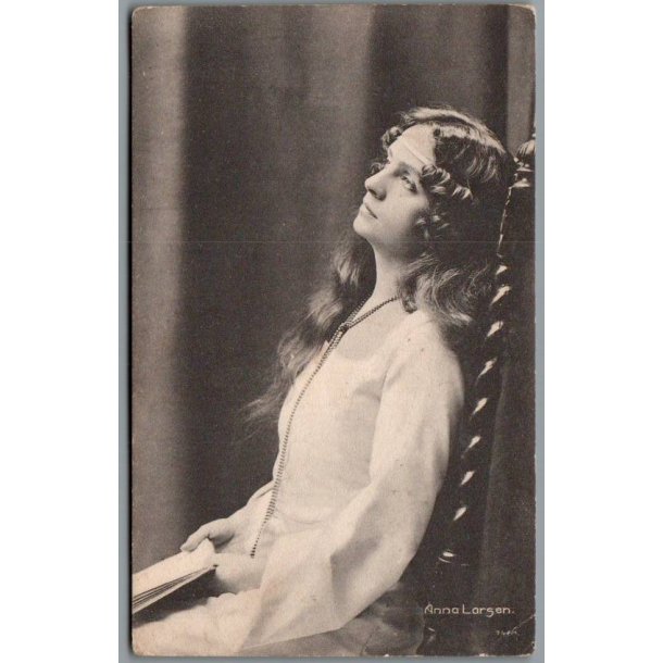 Anna Larsen - Skuespiller - Postkort - Ubrugt