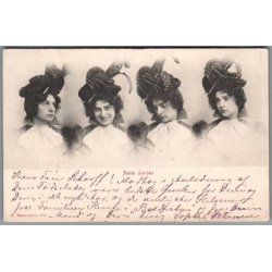 Anna Larsen - Skuespiller - Postkort - Brugt