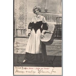 Oda Nielsen i "Kalifen paa Eventyr" - Skuespiller - Postkort - Brugt