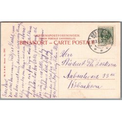 Skuespillerinde Oda Nielsen i "Madam sans gene "- Skuespiller - Postkort - Brugt