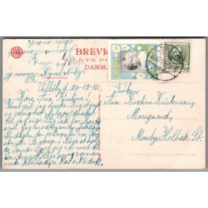 Julem�rke 1910 p� Postkort