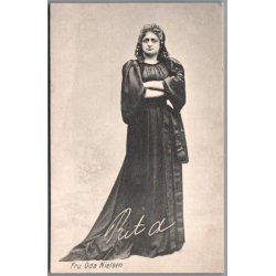 Fru Oda Nielsen - Skuespiller - Postkort - Ubrugt