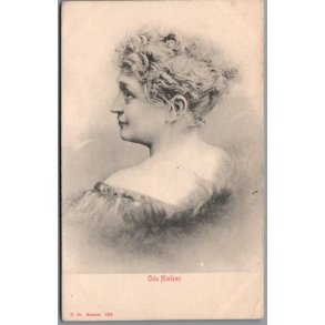 Oda Nielsen - Skuespiller - Postkort - Ubrugt