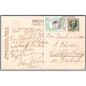 Julem�rke 1910 p� Postkort