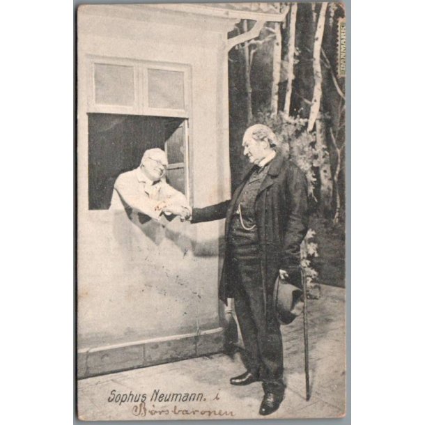 Sophus Neumann - Skuespiller - Postkort - Brugt