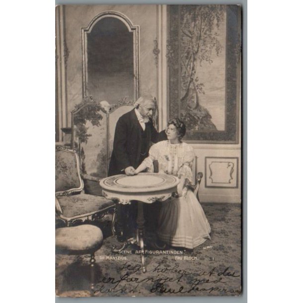 Dr. Martinius - Fru Bloch - Skuespiller - Postkort - Brugt