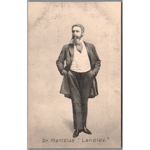 Dr. Martinius  "Landlov" - Skuespiller - Postkort - Brugt