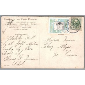 Julem�rke 1910 p� Postkort