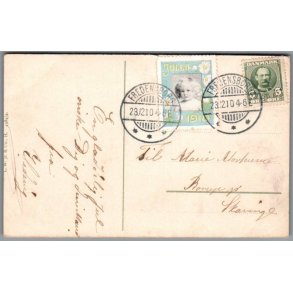 Julem�rke 1910 p� Postkort