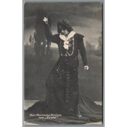 Herr Martinius Nielsen som "Hamlet" - Skuespiller - Postkort - Brugt