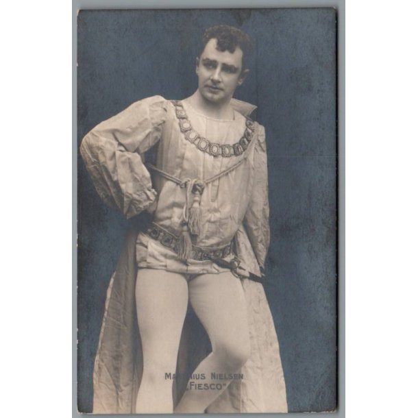 Martinius Nielsen i "Fiesco" - Skuespiller - Postkort - Ubrugt