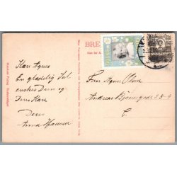 Julem�rke 1910 p� Postkort