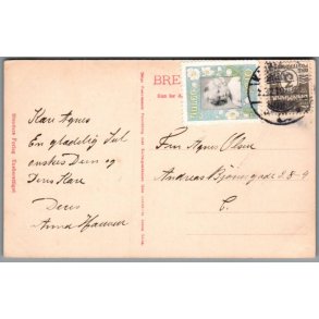 Julem�rke 1910 p� Postkort