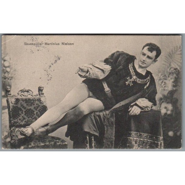Martinius Nielsen - Skuespiller - Postkort - Brugt