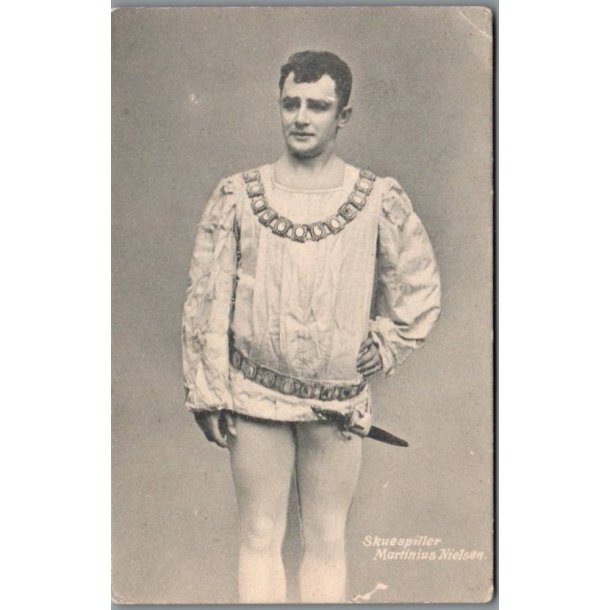 Martinius Nielsen - Skuespiller - Postkort - Brugt