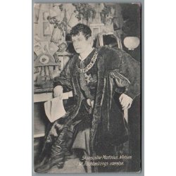 Skuespiller Martinius Nielsen i sit Paakldningsvrelse - Skuespiller - Postkort - Brugt