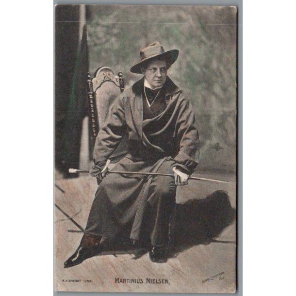 Martinius Nielsen - Skuespiller - Postkort - Brugt