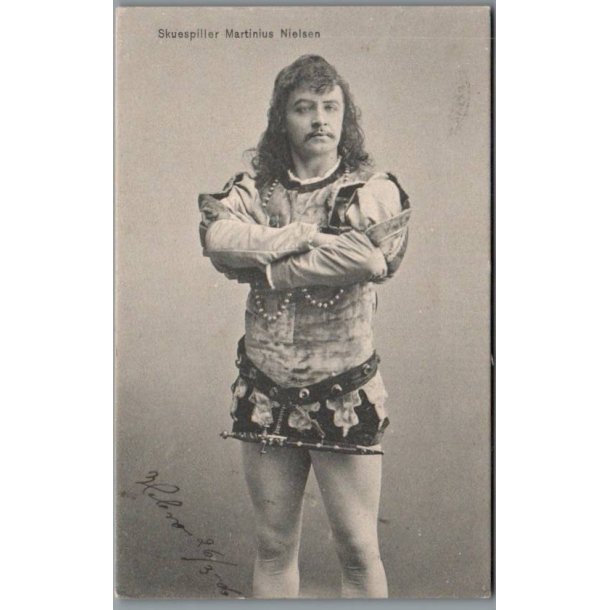 Martinius Nielsen - Skuespiller - Postkort - Brugt