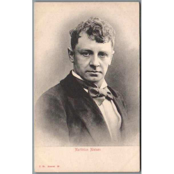 Martinius Nielsen - Skuespiller - Postkort - Ubrugt