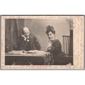 Betty Nansen og Dorph Petersen - Skuespiller - Postkort - Ubrugt