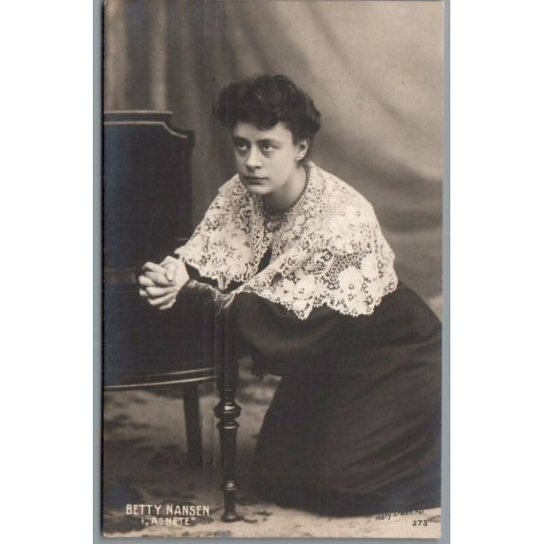 Betty Nansen i "Agnete" - Skuespiller - Postkort - Brugt