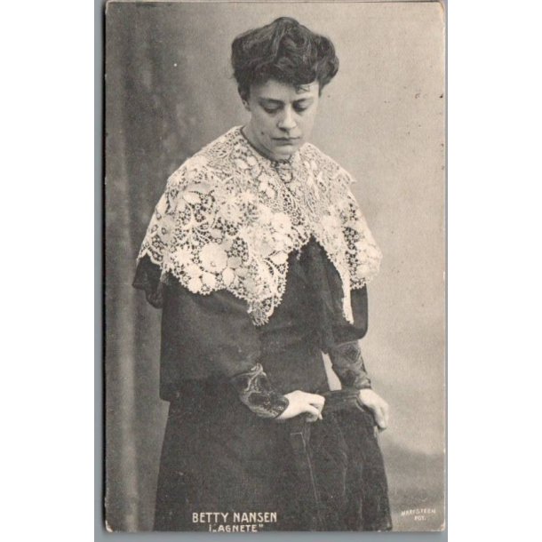 Betty Nansen i "Agnete" - Skuespiller - Postkort - Brugt