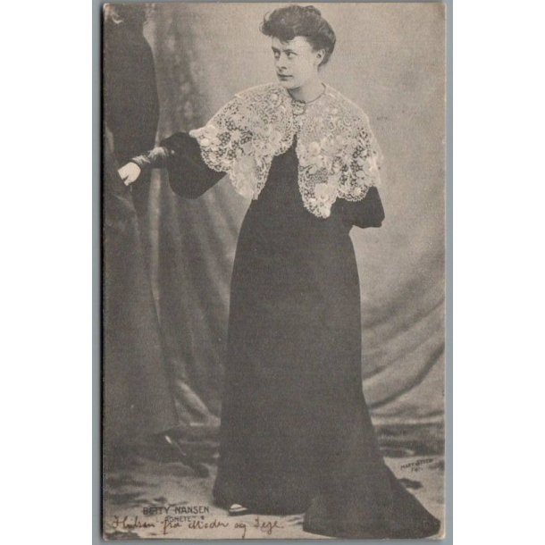 Betty Nansen i "Agnete" - Skuespiller - Postkort - Brugt