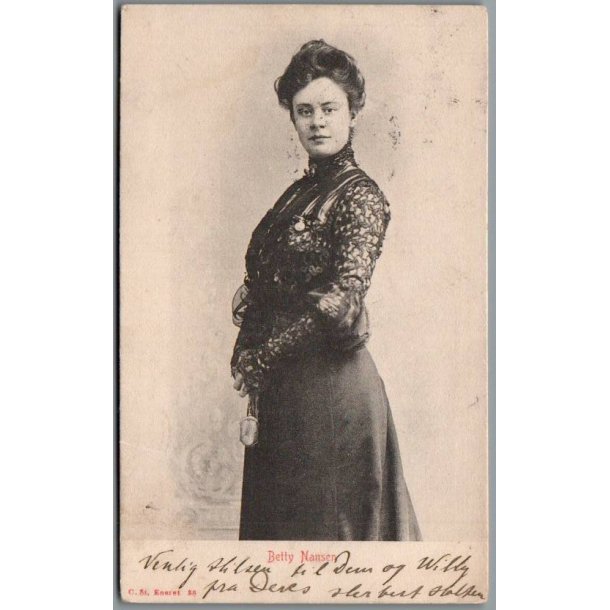 Betty Nansen - Skuespiller - Postkort - Brugt