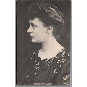Fru Betty Nansen - Skuespiller - Postkort - Brugt