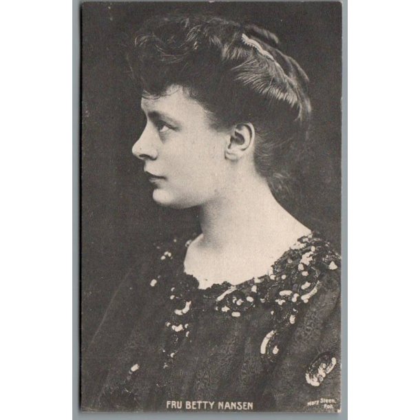 Fru Betty Nansen - Skuespiller - Postkort - Brugt