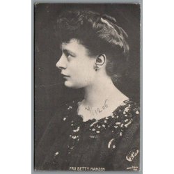 Fru Betty Nansen - Skuespiller - Postkort - Brugt
