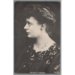 Fru Betty Nansen - Skuespiller - Postkort - Brugt