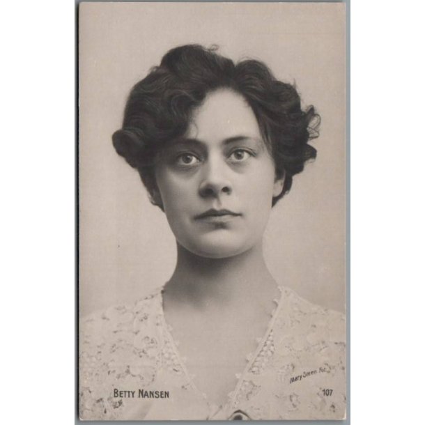 Betty Nansen - Skuespiller - Postkort - Ubrugt