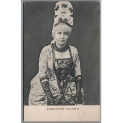 Skuespillerinde Olga Meyer - Skuespiller - Postkort - Brugt