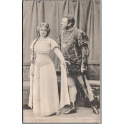 Ida Mller og Cornelius  i "Liden Kirsten" - Skuespiller - Postkort - Brugt