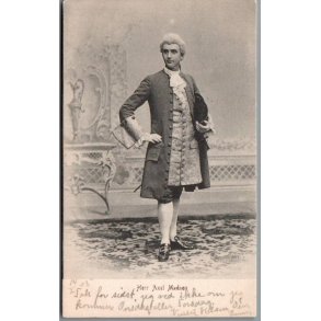Herr Axel Madsen - Skuespiller - Postkort - Brugt