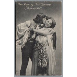 Kate Meyer og Poul Reumert i "Zigeunerblod" - Skuespiller - Postkort - Ubrugt