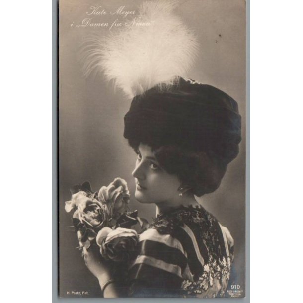 Kate Meyer i "Damen fra Nixxa" - Skuespiller - Postkort - Ubrugt