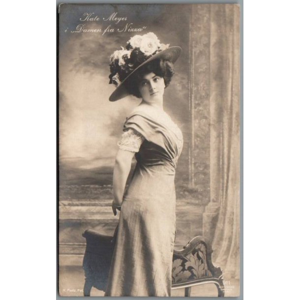 Kate Meyer i "Damen fra Nixxa" - Skuespiller - Postkort - Ubrugt