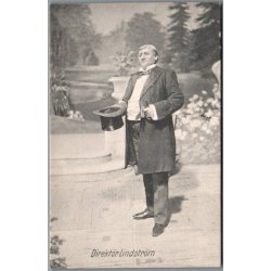 Direktr Lindstrm - Skuespiller - Postkort - Ubrugt